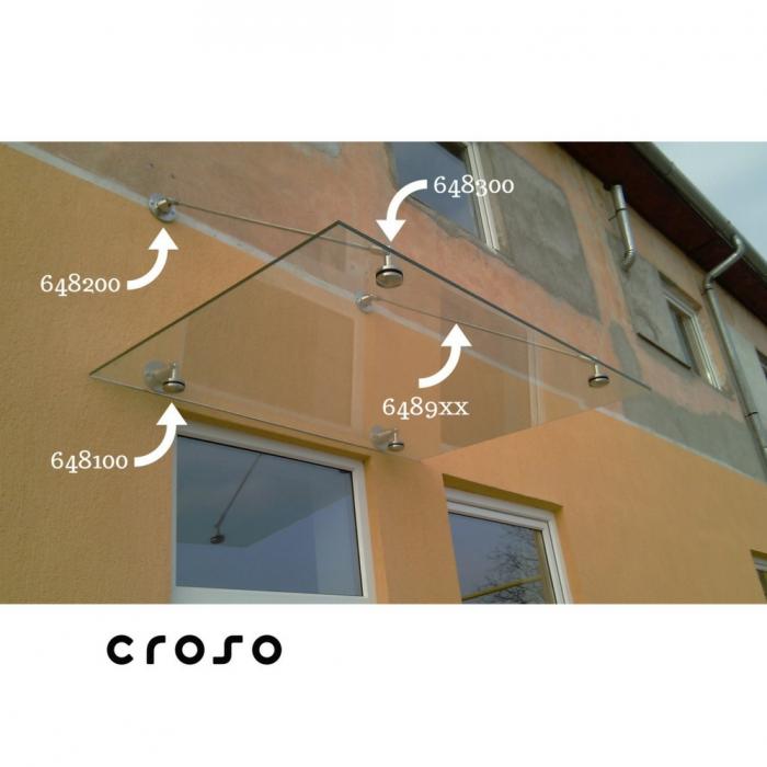 Accesorii copertina sticla Material AISI 316 Finisaj Satinat [3]